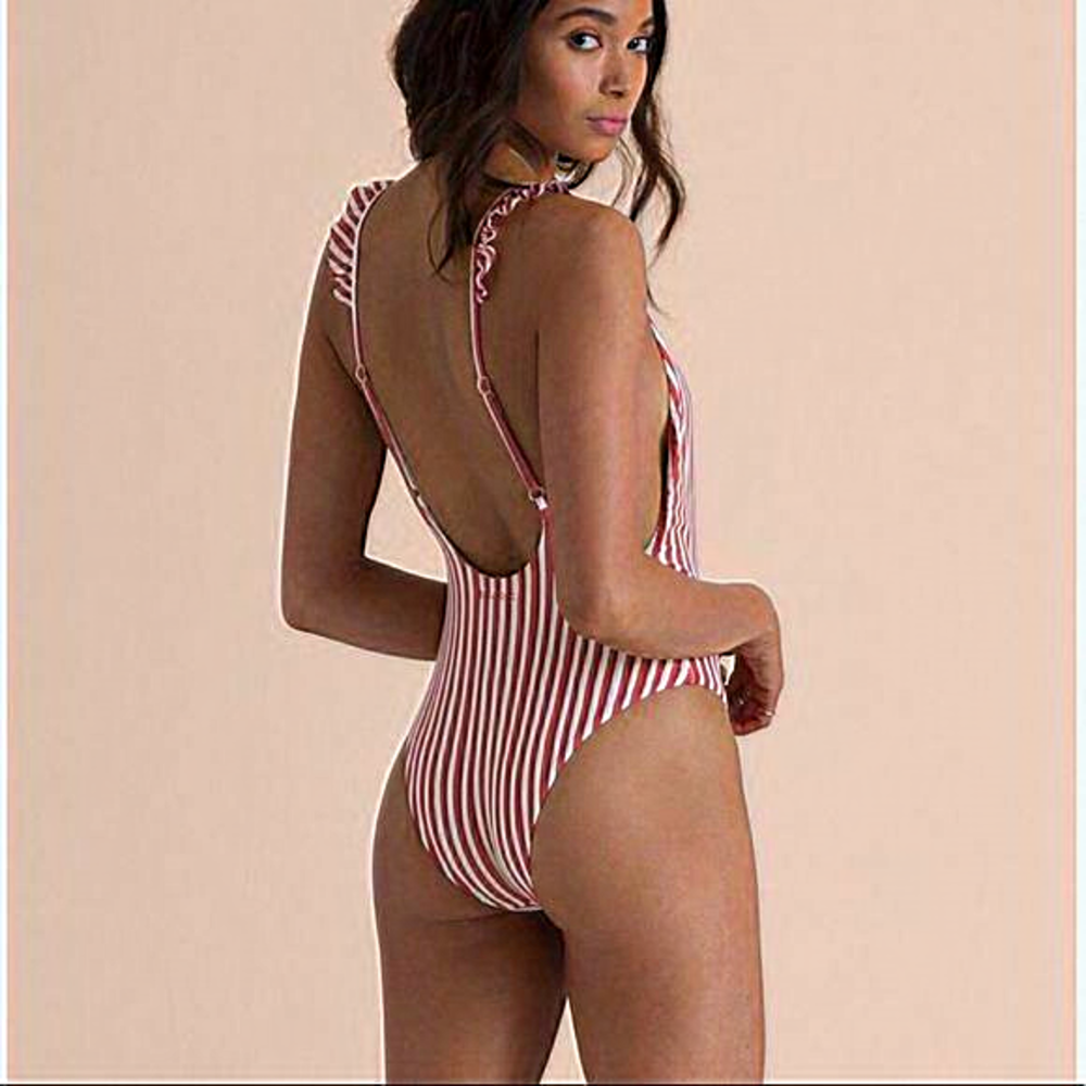 Billabong x Sincerely Jules‎ | Dos Palmas Striped One-Piece Swimsuit